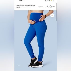 Mandala maternity scrub pant